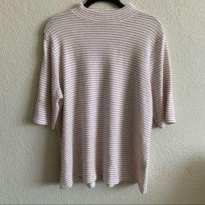Apt 9 Short Sleeve Striped Sweater